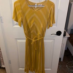 Mustard dress